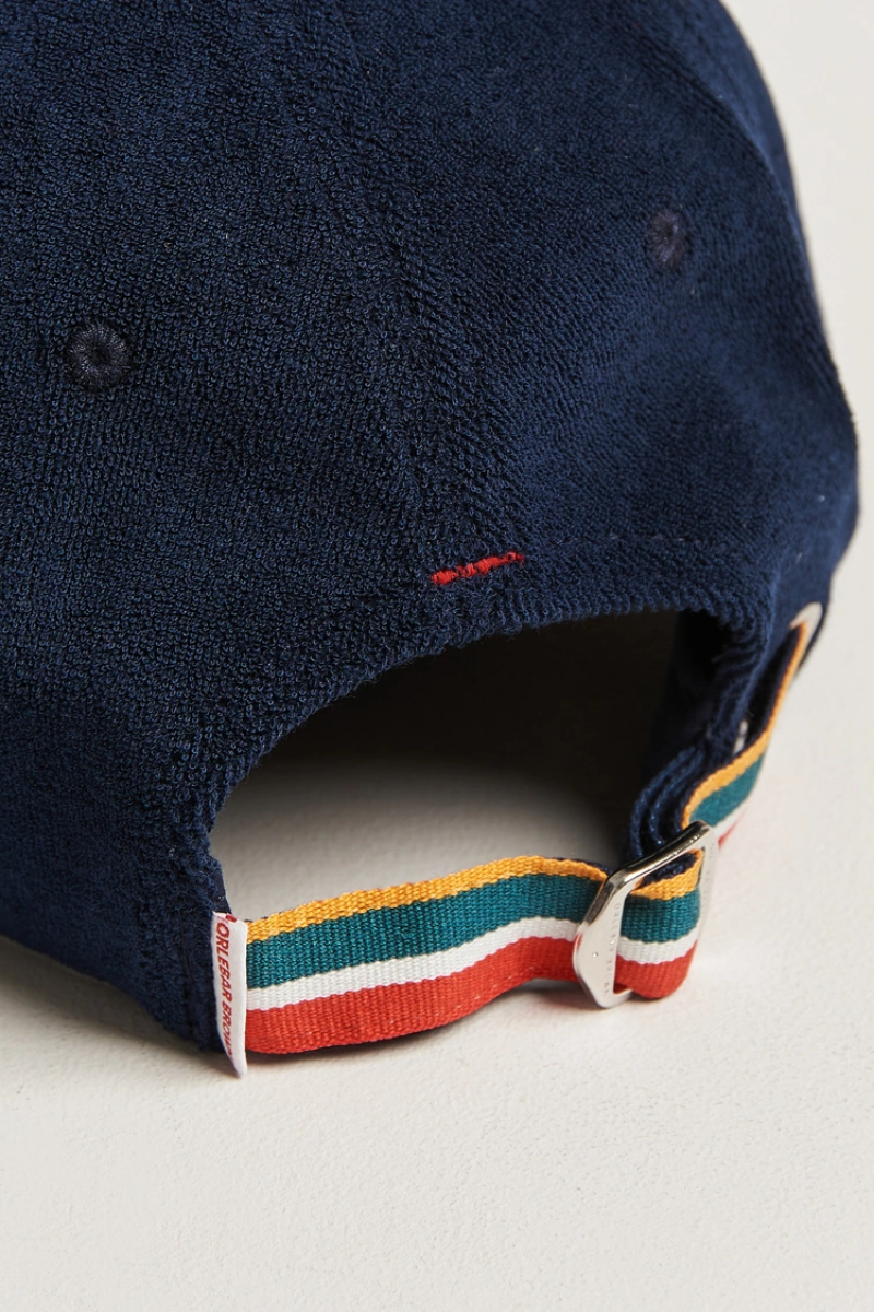 Orlebar Brown Ellwood Terry Cap-277923-Night Iris