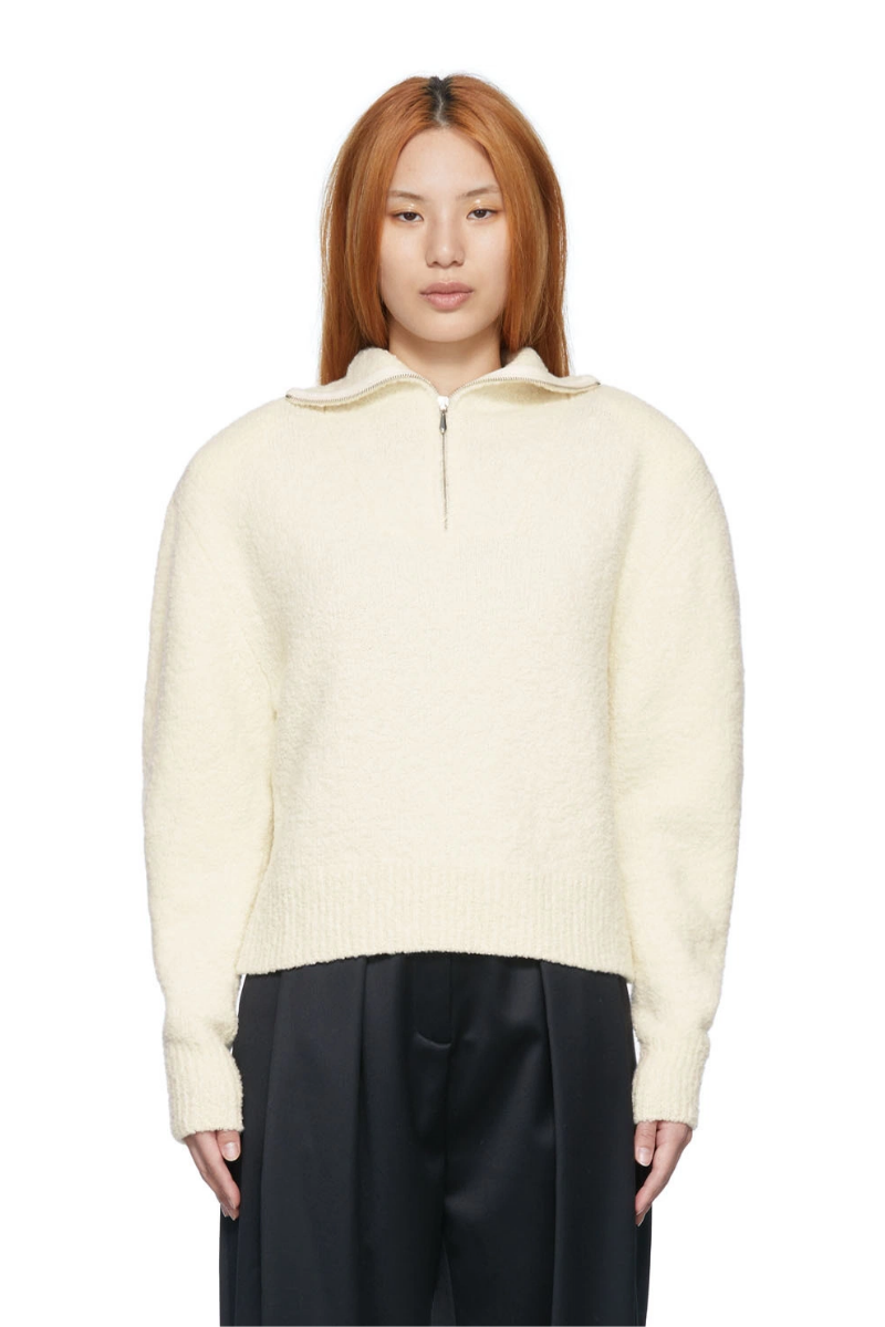 Magda Butrym Off-White Wool Blend Sweater