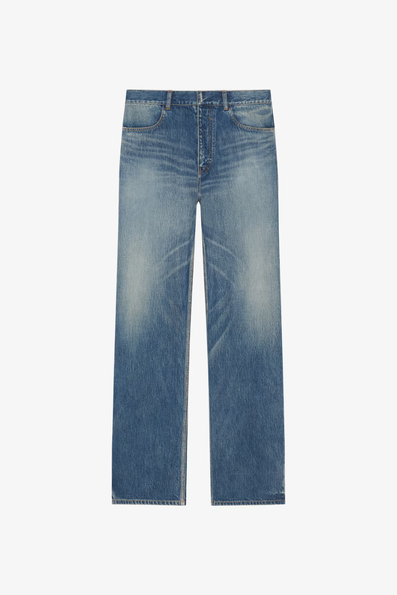 Givenchy Round Regular Fit 5 Pockets Denim_Medium Blue