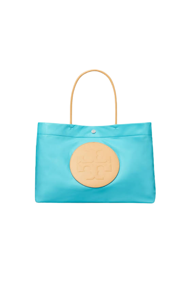 Tory Burch Ella Reversible Tote Soft Turquoise 181463-400