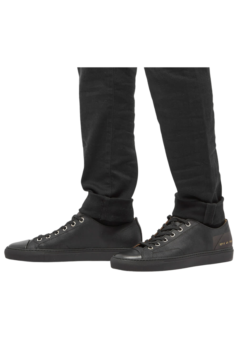 Common Projects Tournament Low In Canvas Mens 5211-7547-Black