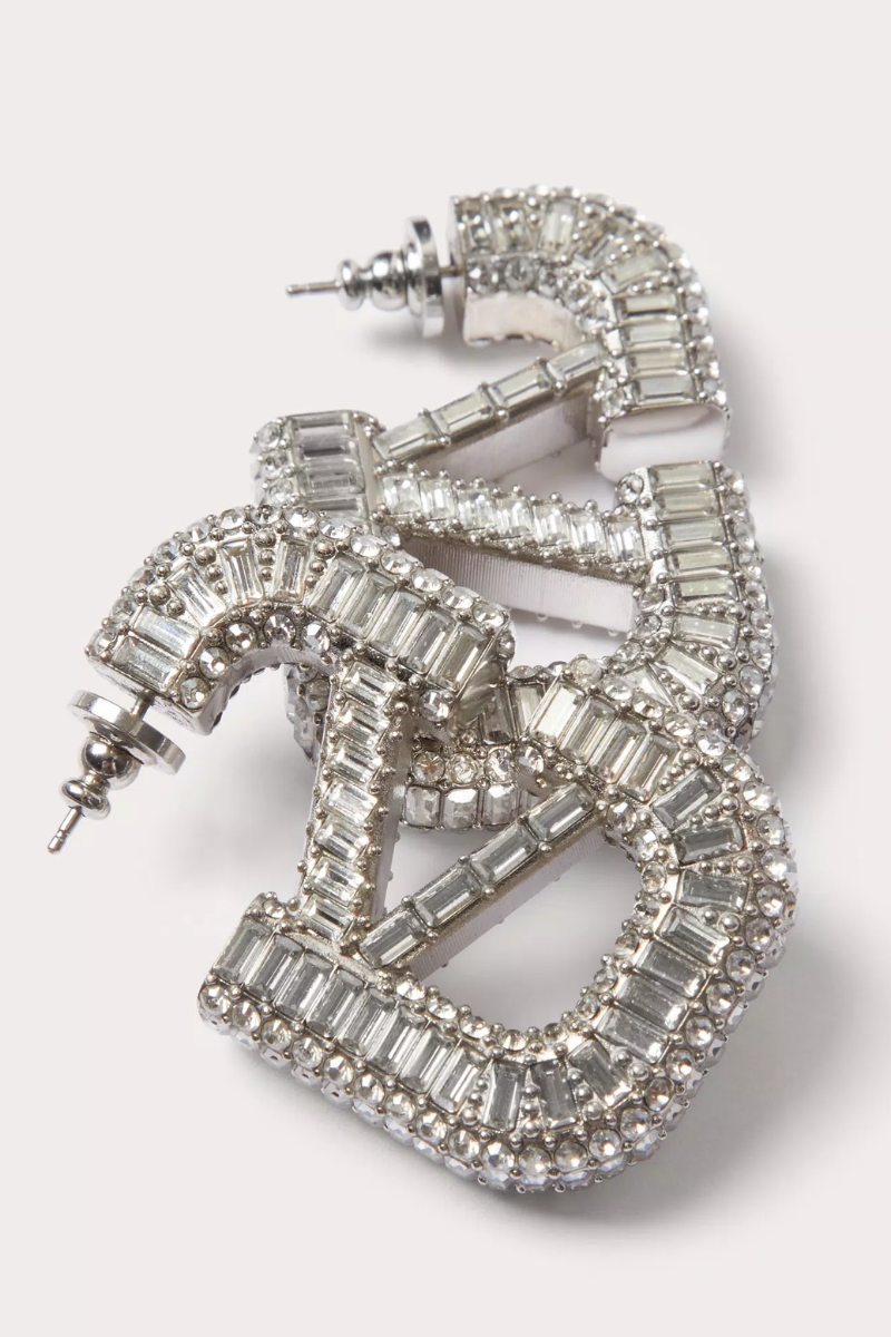Valentino Garavani 
Vlogo Crystal-Embellished Earrings