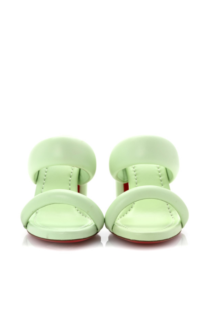 Christian Louboutin Nappa Inflama Sab 85 Sandals Studio Green