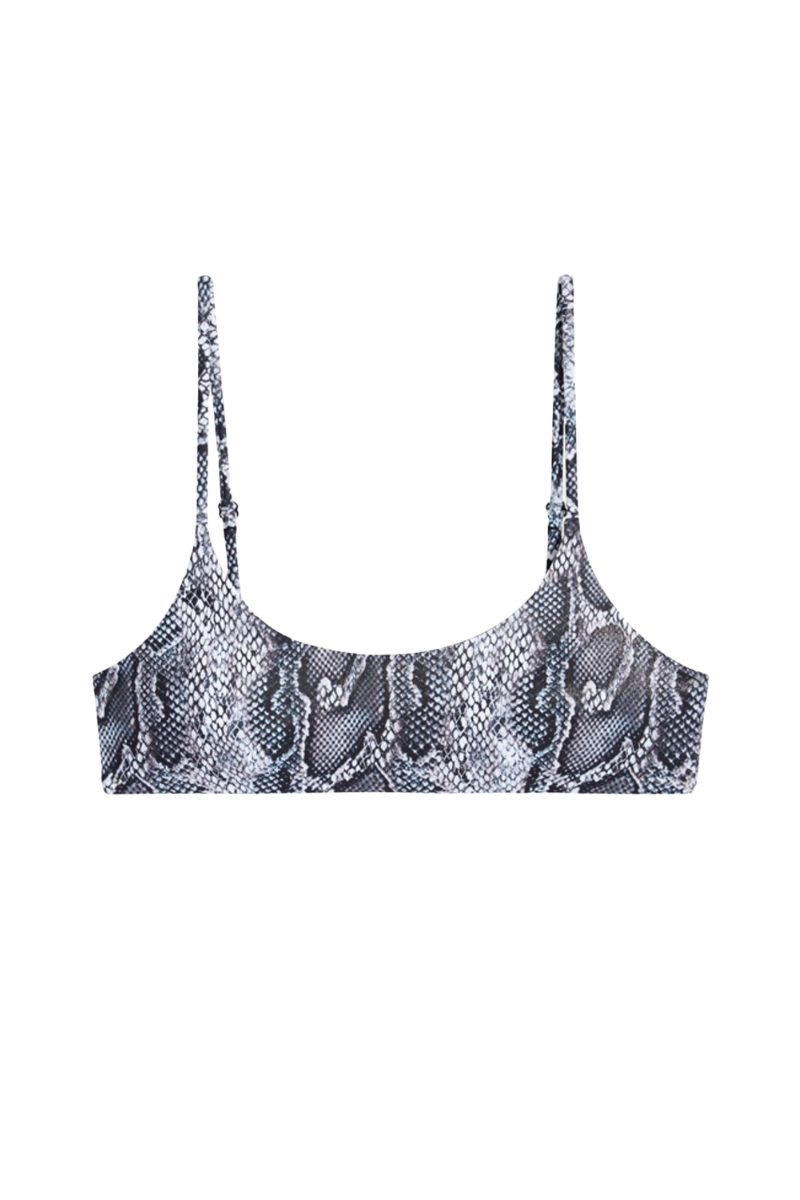 Onia Sarita Top Foil Snake In Grey