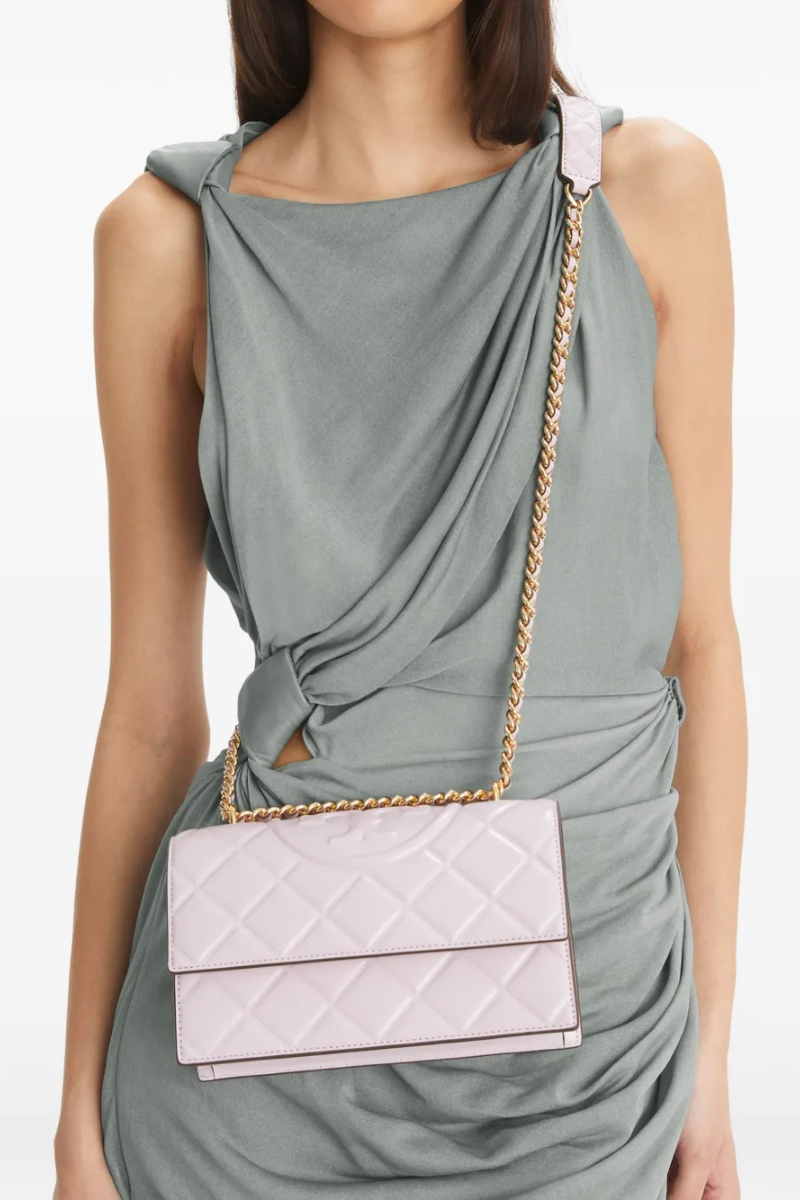 Tory Burch Small Fleming Shoulder Bag – Pale Purple