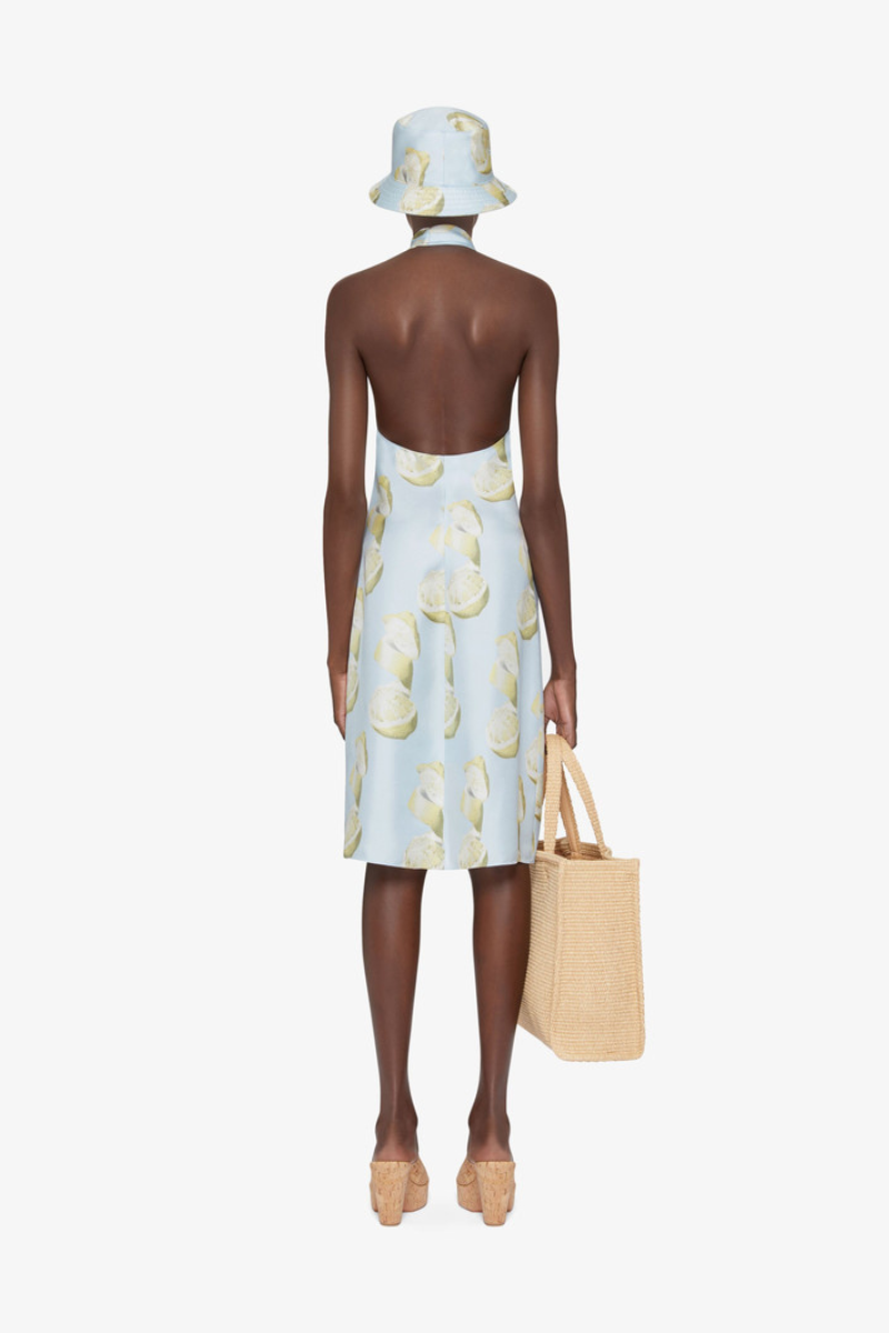 Givenchy Printed Dress In Silk