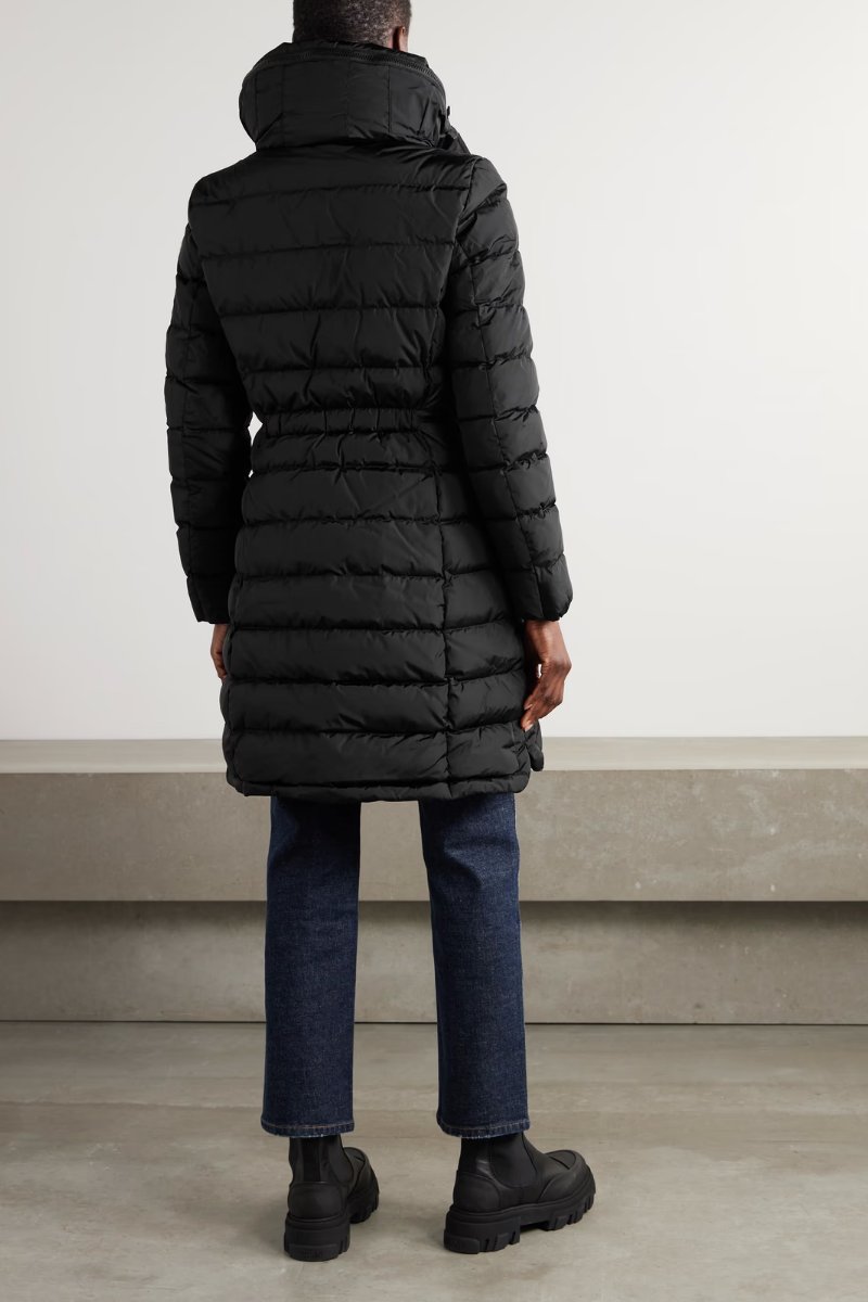 Moncler Women BETULONG GIUBBOTTO Hooded Quilted Long Down Coat