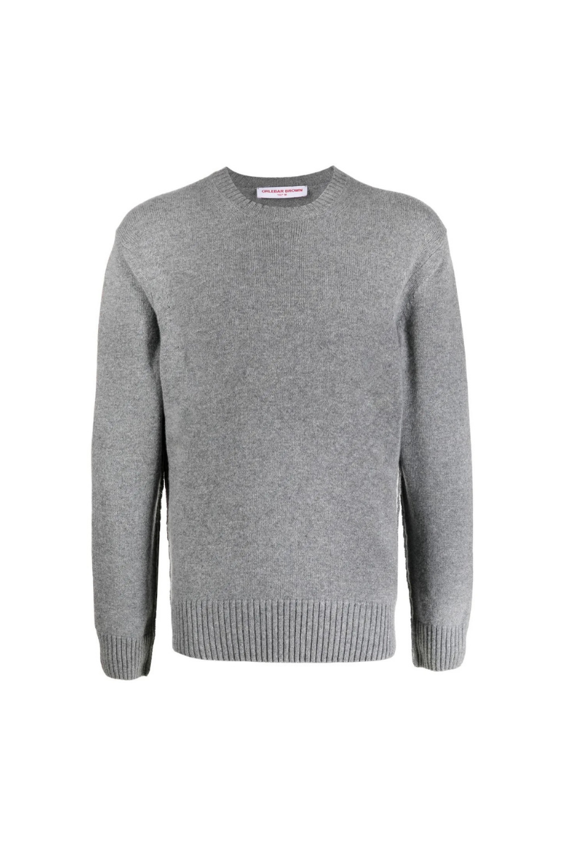 Orlebar Brown Lorca Side Tipping-277196-Grey Melange/Sea Mist
