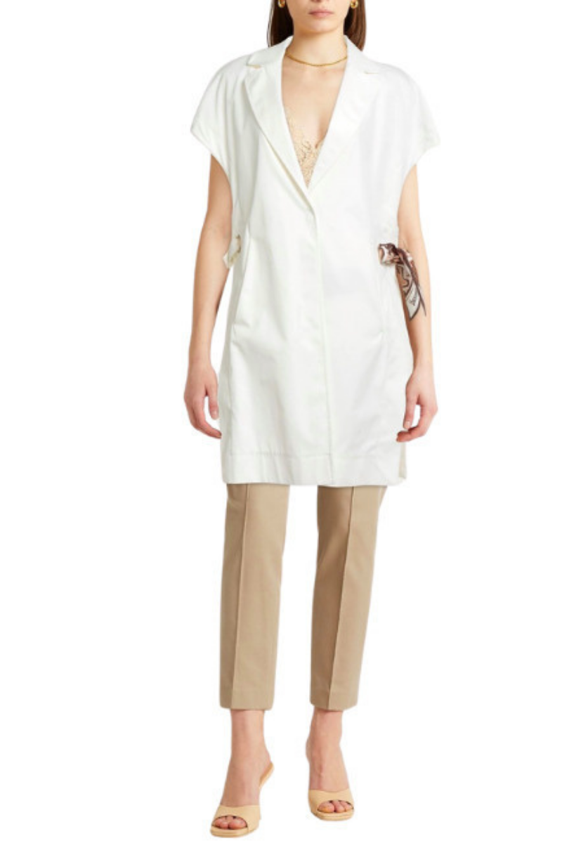 Herno Women Vest Gc000380D-13218 White