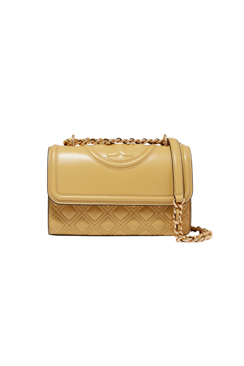Tory Burch Fleming Small Convertible Shoulder Bag Beeswax 75576-258