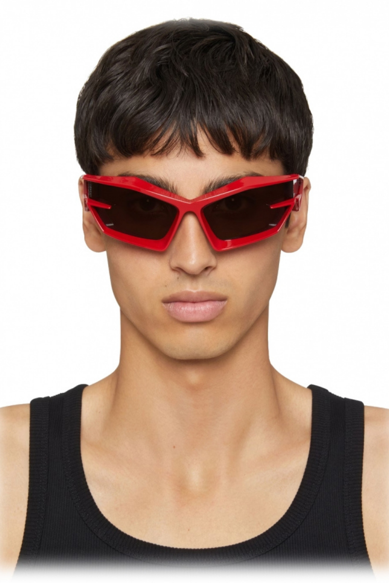 Givenchy Giv Cut Sunglasses_Red