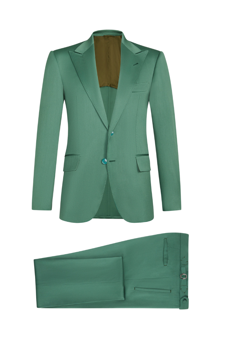 Frere Sage Moore Solid Wool Silk Suit