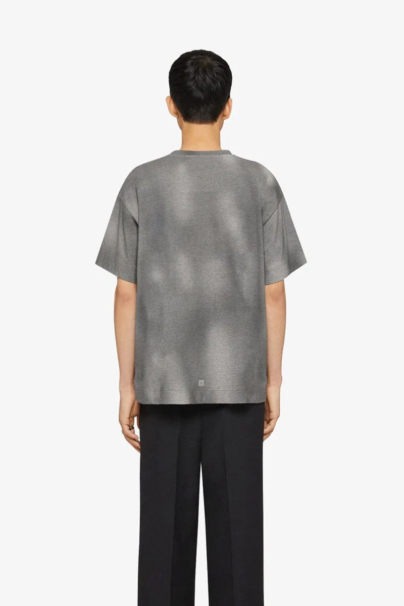 Givenchy Black GVCY Flower Print T-Shirt