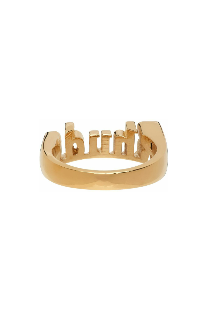 Rhude LOGO Ring In Gold