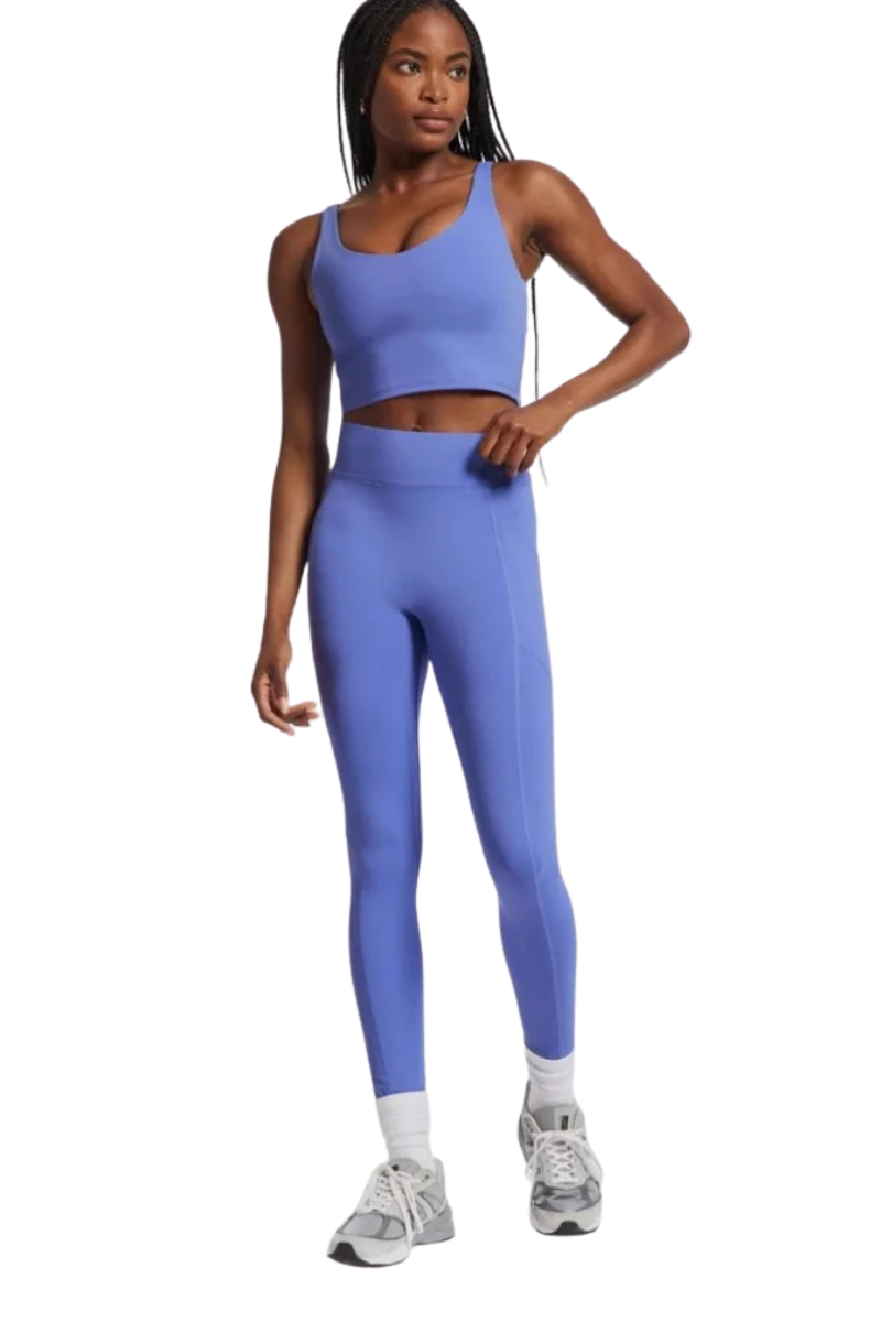 Bandier Center Stage Pocket Legging Baja Blue BND10209