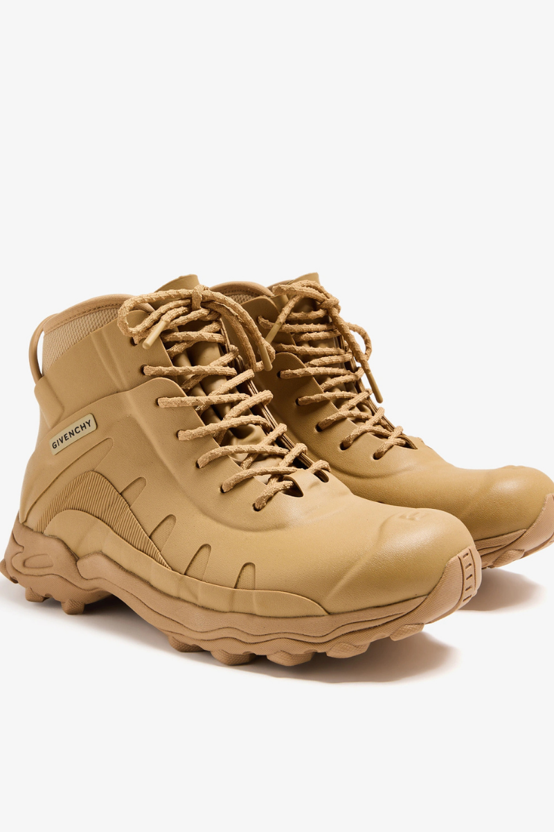 Givenchy Bogs High Lace-Up Boots_Desert