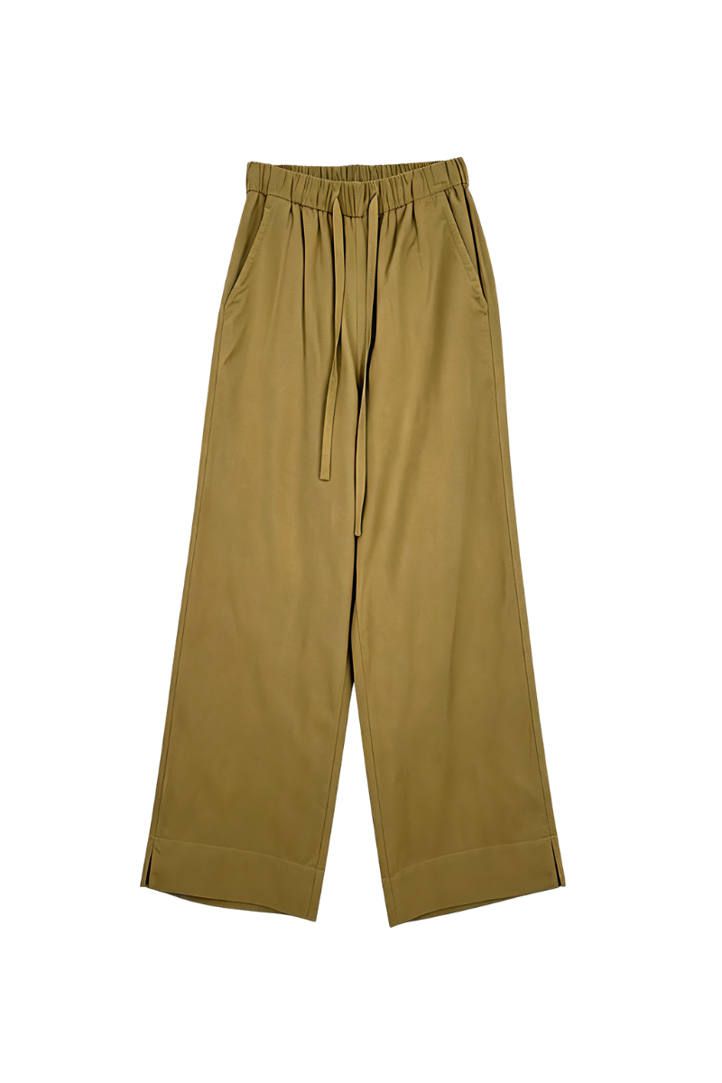 Max Simple Lyocell Pants Khaki MSSG268085K