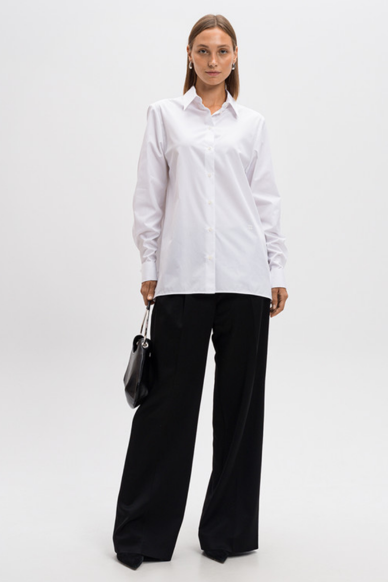 Givenchy Shirt Split Back Oversized-White
