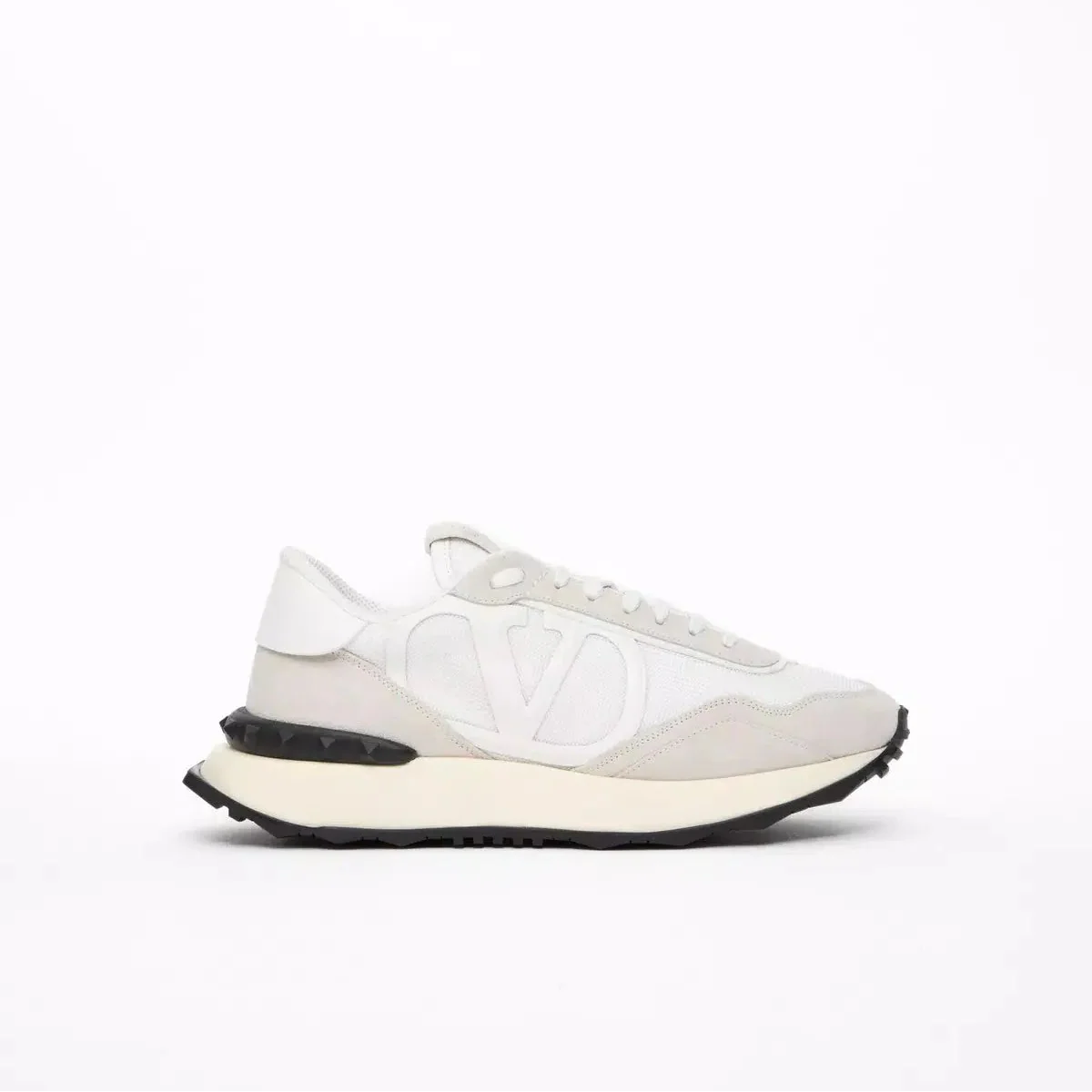 Valentino White VLogo Netrunner Chunky Low Top Sneakers