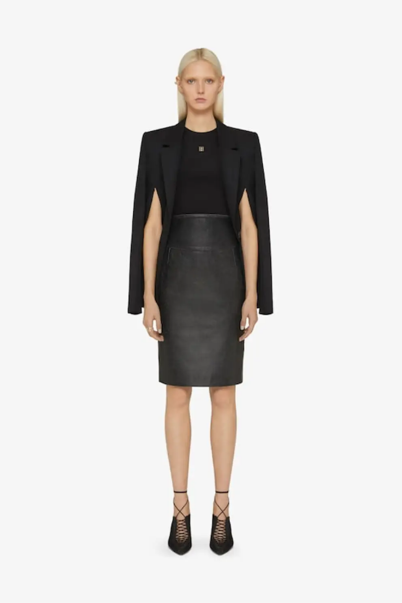 Givenchy Cape Jacket-Black