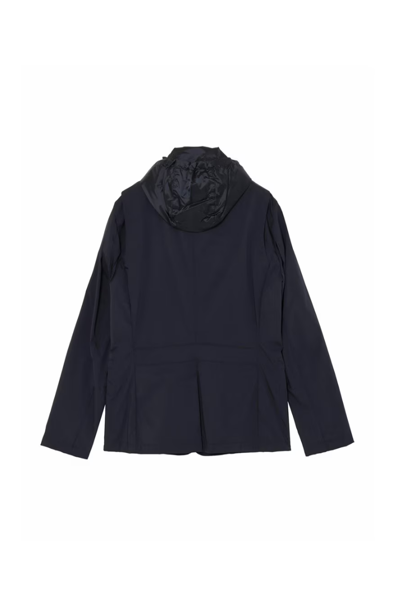 MooRER VESPUCCI-TJ Hooded Jacket Dark Blu