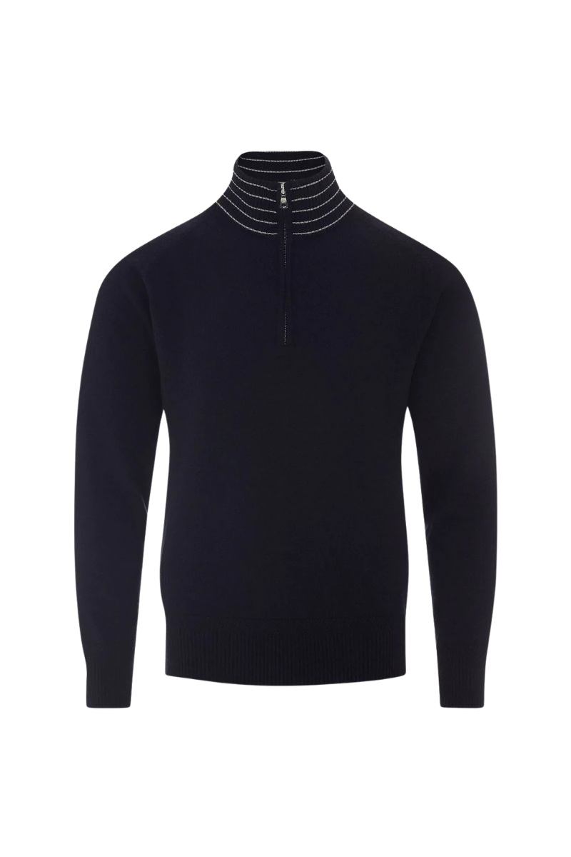 Orlebar Brown LENNARD STRIPE RIB-277193-NIGHT IRIS/SEA MIST