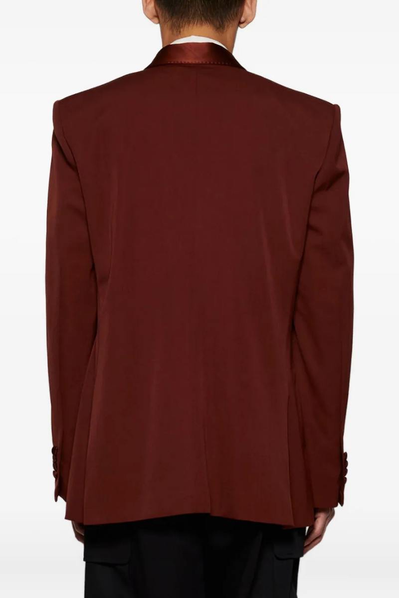 Givenchy Sb Shawl Jacket - Evening-Dark Rust