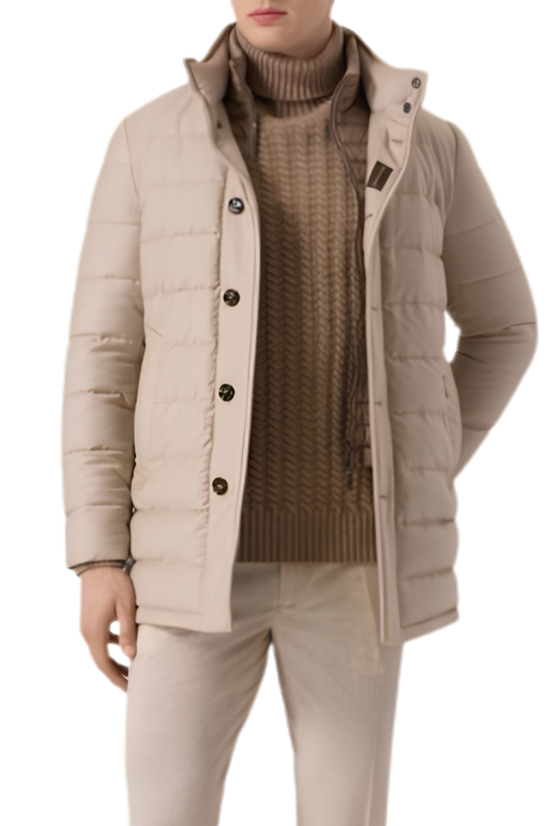 MooRER CALEGARIIL Down Coat Beige