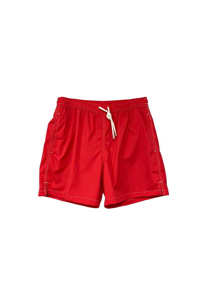 FEDELI Madeira Airstop Swim Shorts Trunks Red