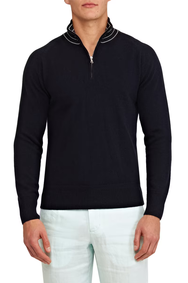 Orlebar Brown LENNARD STRIPE RIB-277193-NIGHT IRIS/SEA MIST