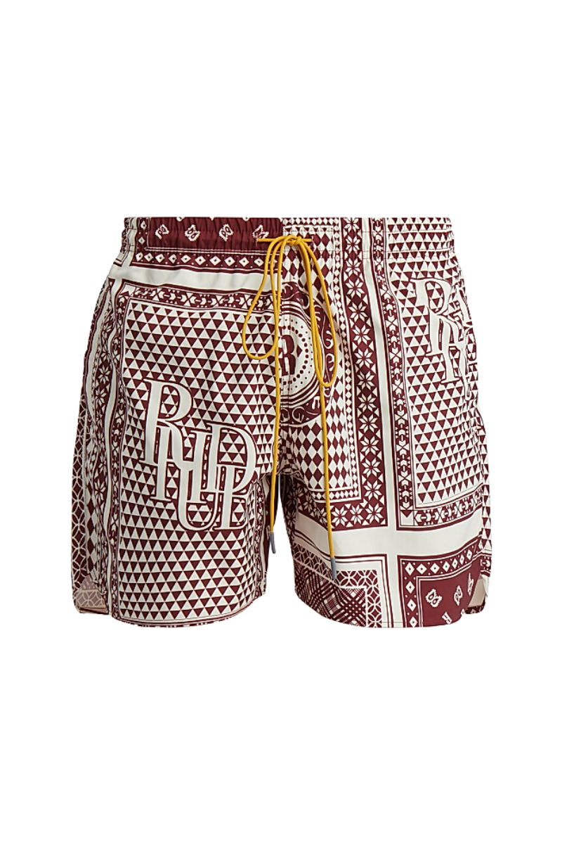 Rhude Card-Print Swim Shorts