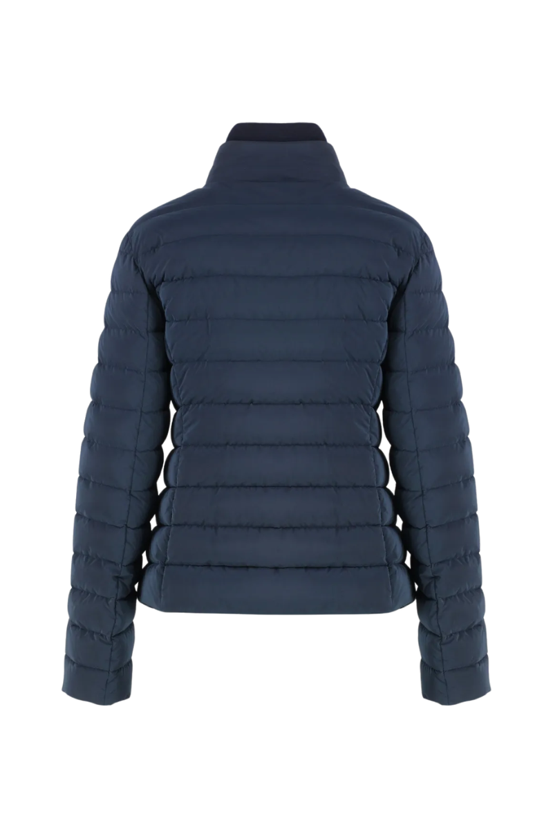 MooRER ELENEOS Stand Collar Short Down Jacket Blu