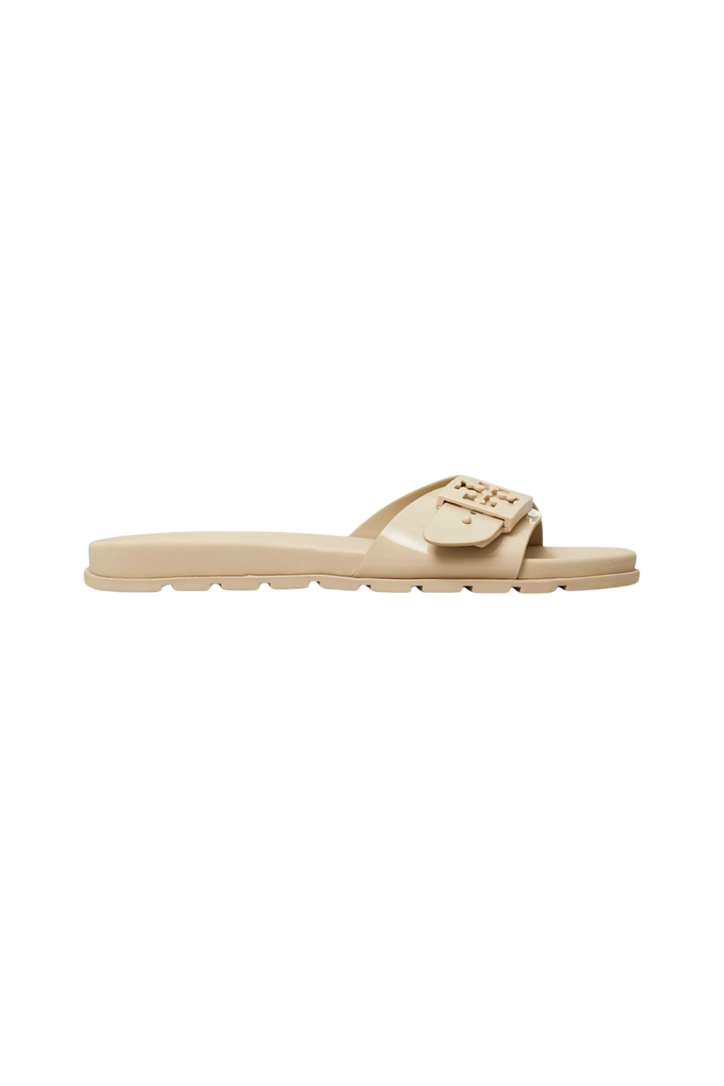 Tory Burch Mellow Buckle Slide Stone Gray/Stone Gray 157872250