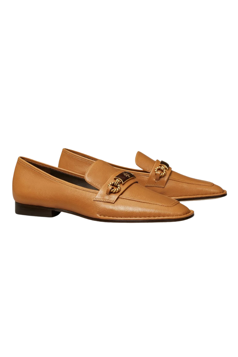Tory Burch Vintage Plaque Loafer Caramel Corn 137799776
