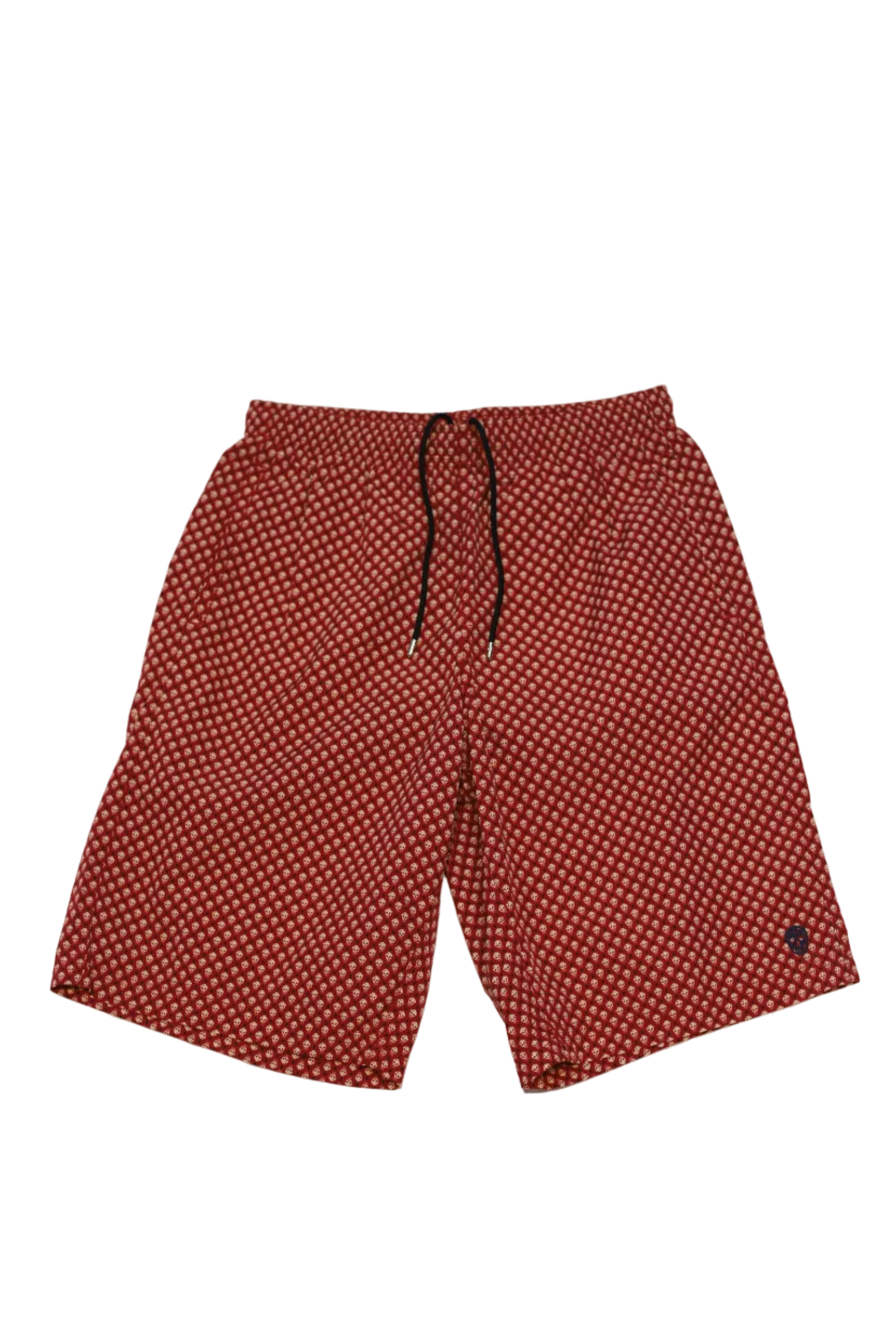 Alexander Mcqueen skull bathing suit in Red