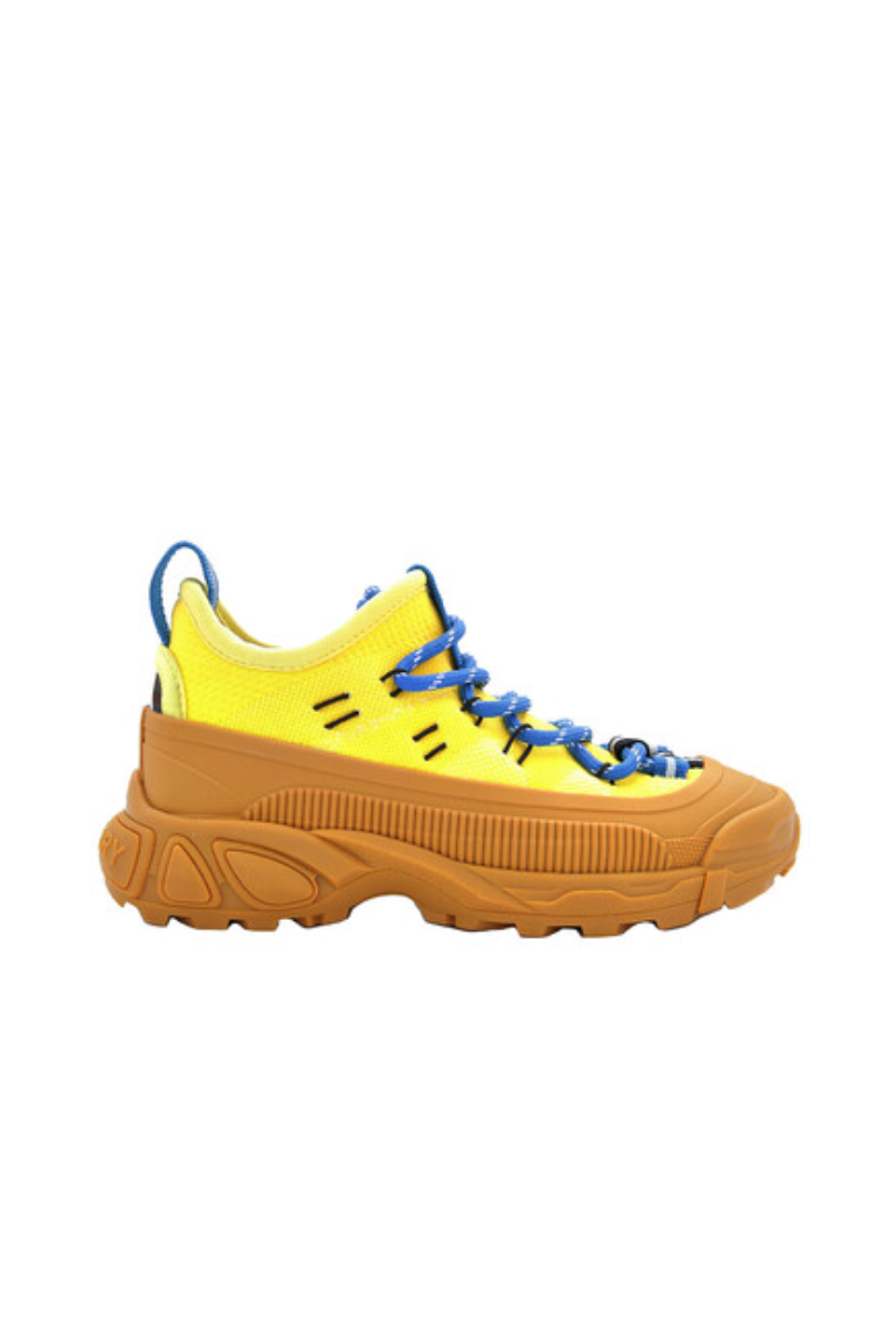 Burberry Children's Yellow Cotton Sneakers