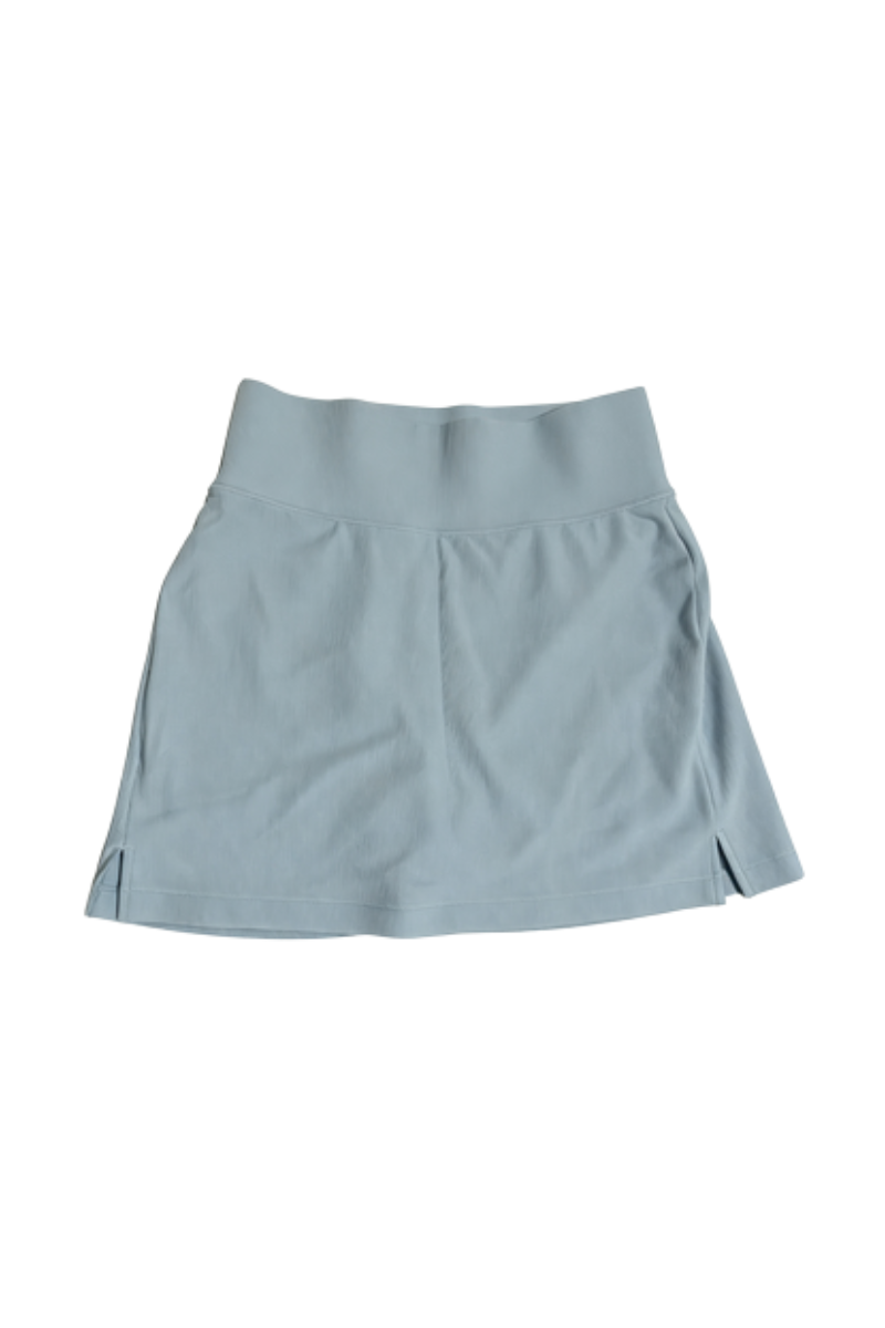 Bandier Rib Center Stage Skort Chambray Blue BND10192