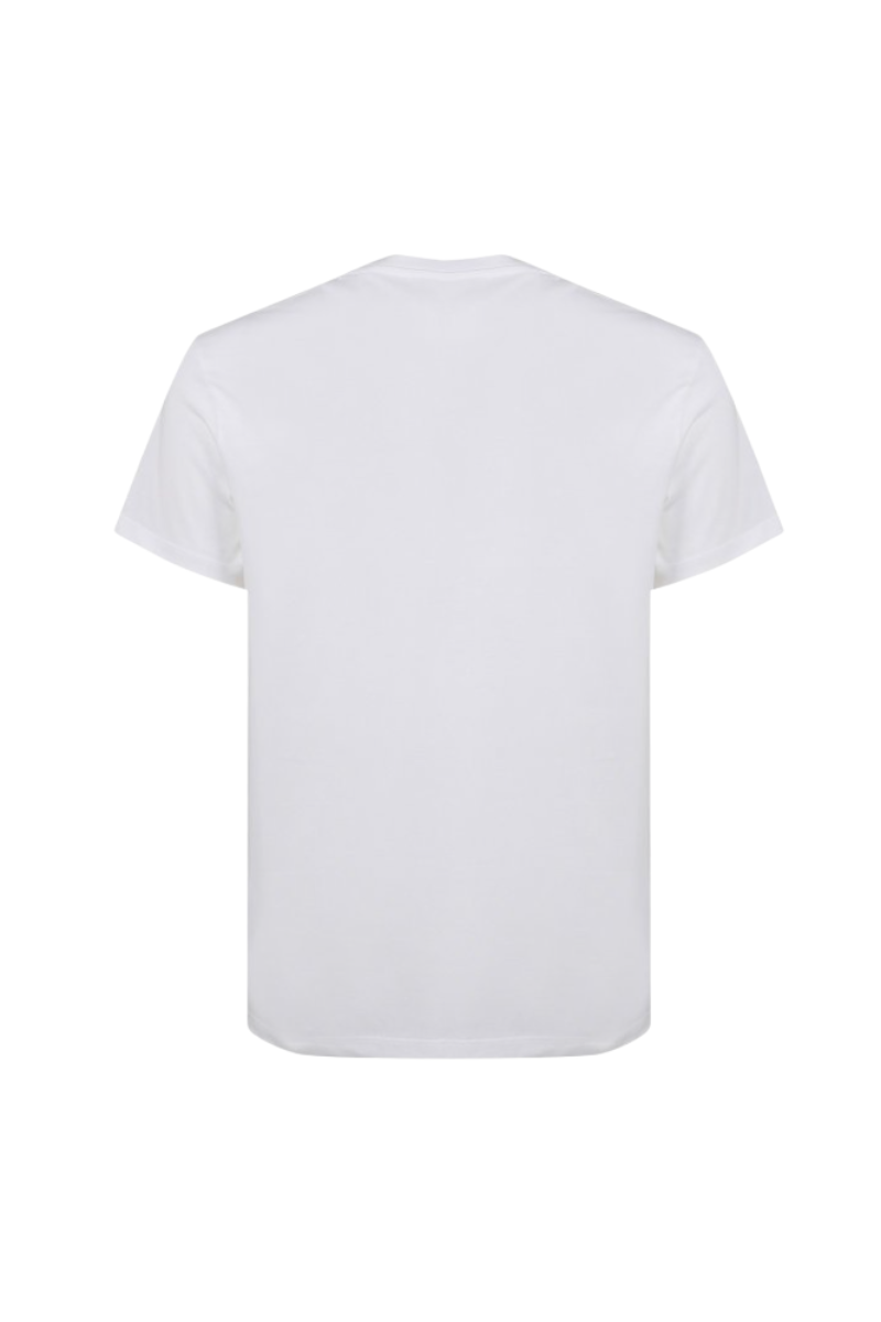 Valentino T-Shirt In Cotone Con Stampa Valentino Bianca 2V3MG13D964A01