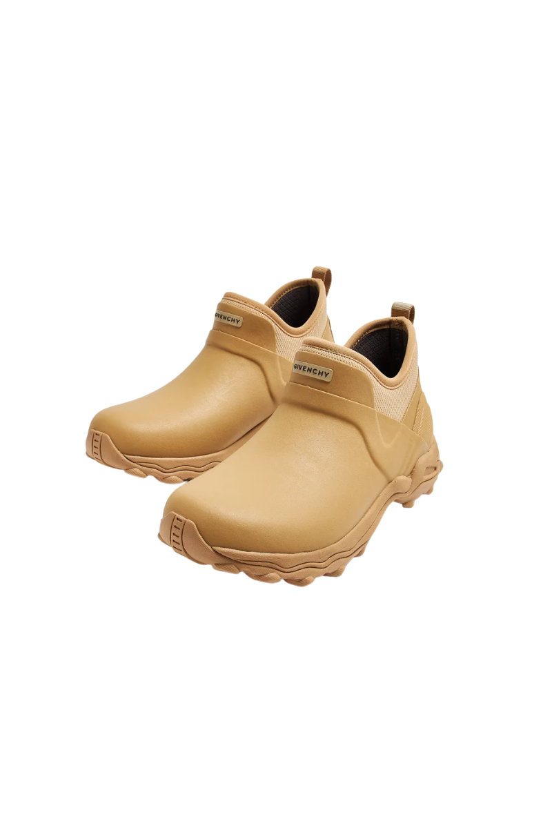 Givenchy Men's Bogs Rubber Chelsea Boots- Camel