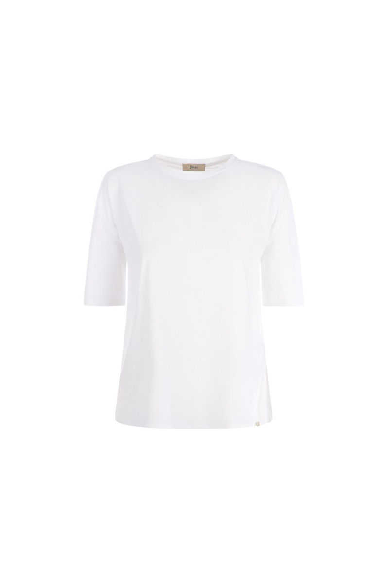 Herno Stretch Nylon Blouse White JG000184D-12509S-1000