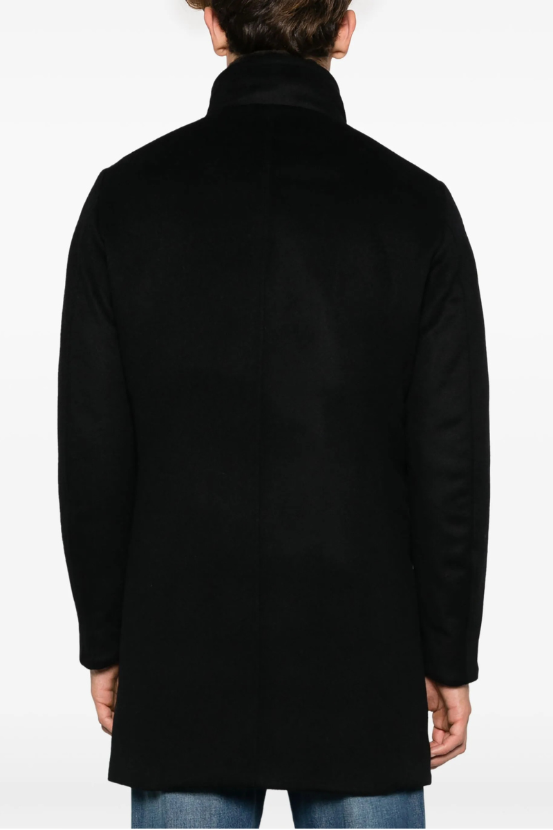 MooRER BOND-FUR-LE Mens Coat Navy