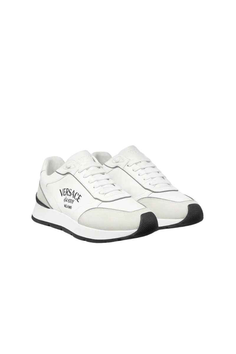 Versace Milano Runner Sneakers -White