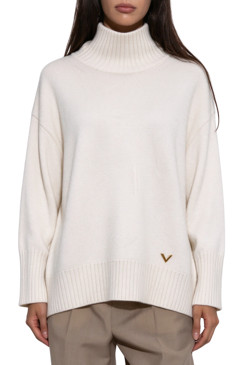 Valentino Turtleneck Sweater Avorio 4B3KC53U8DY _A03