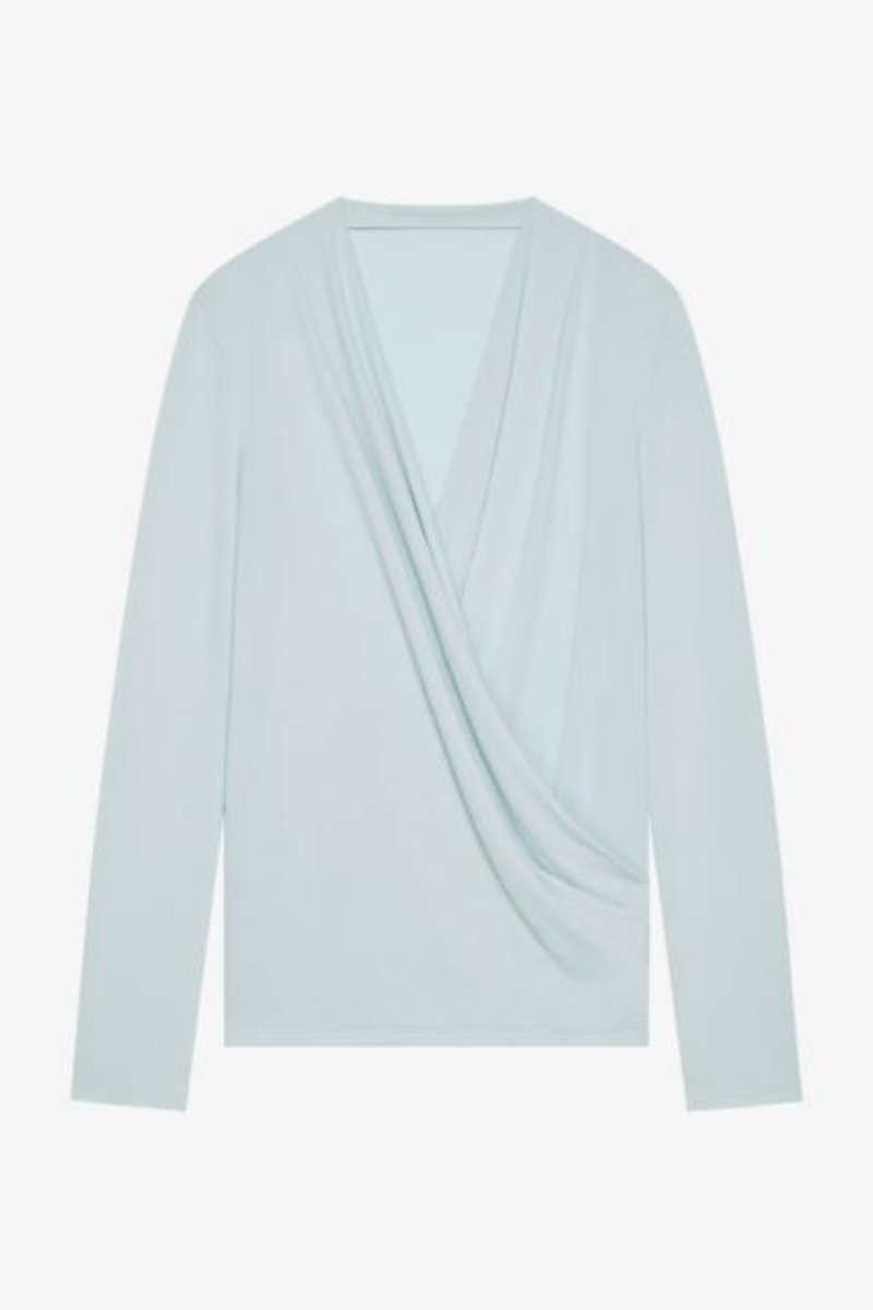 Givenchy Drapped V Top_Frost