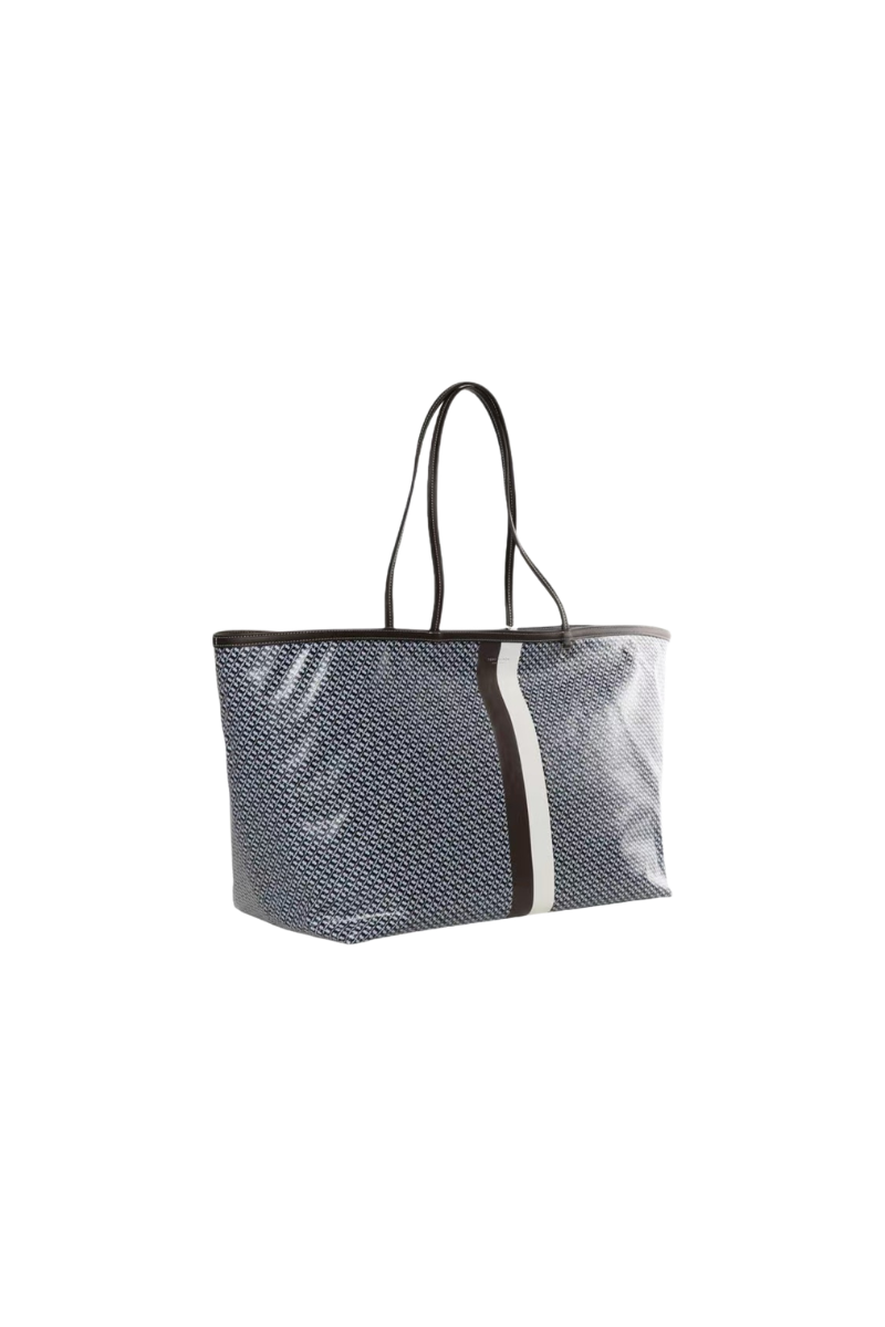 Tory Burch Ever-Ready Printed Xl Tote Blue 181506-400