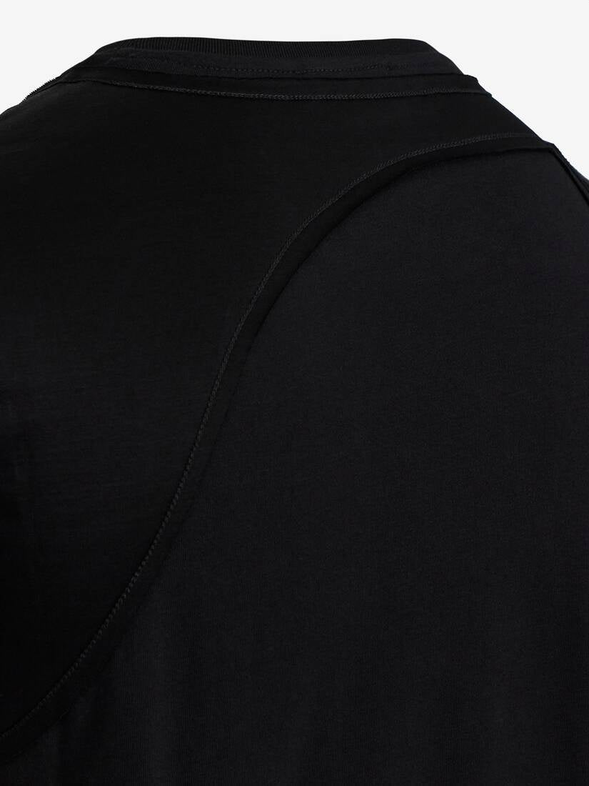 Alexander McQueen  Men's Harness T-shirt in Black