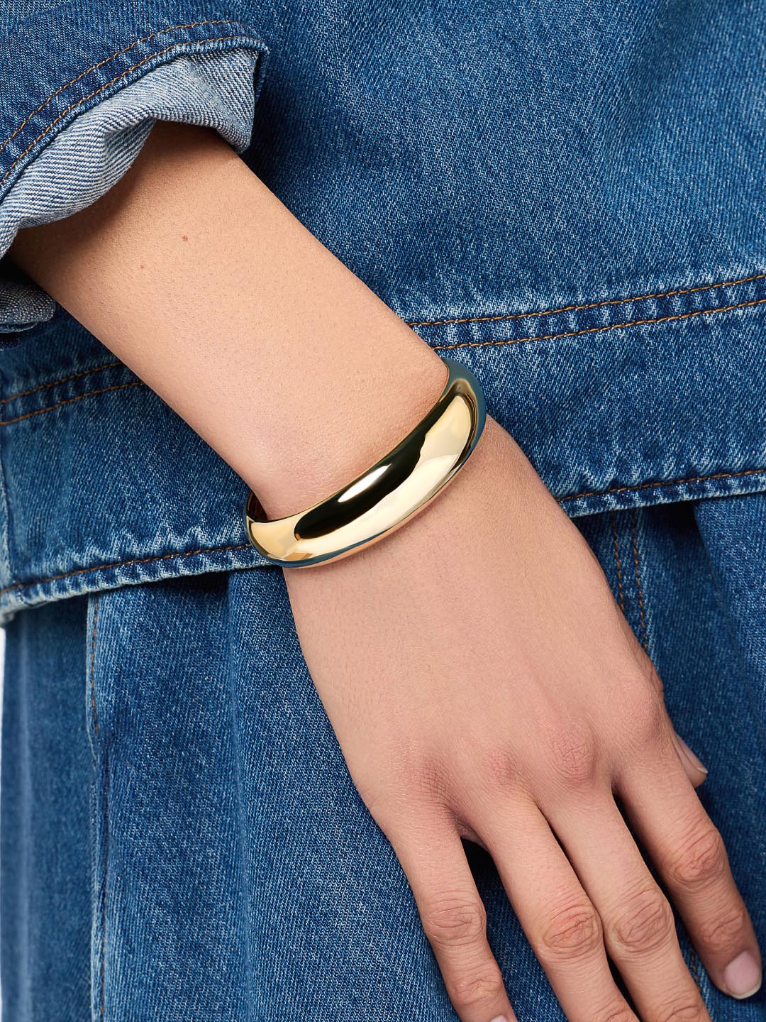 Gold Cuff Bracelet - Jalyn