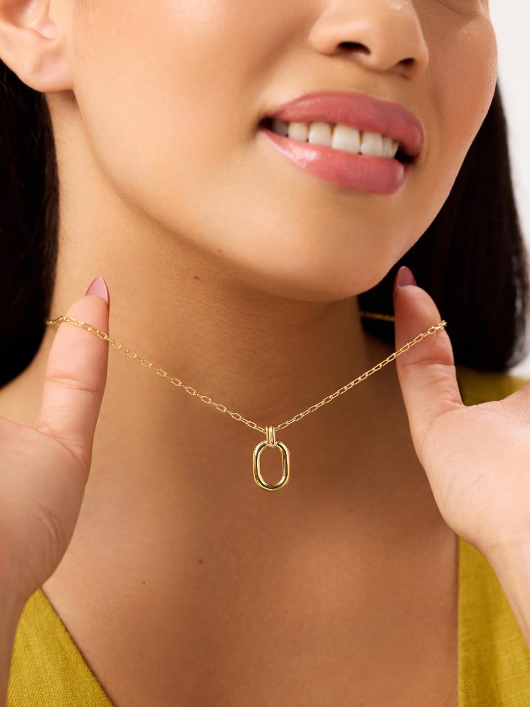 Gold Pendant Necklace - Adrian