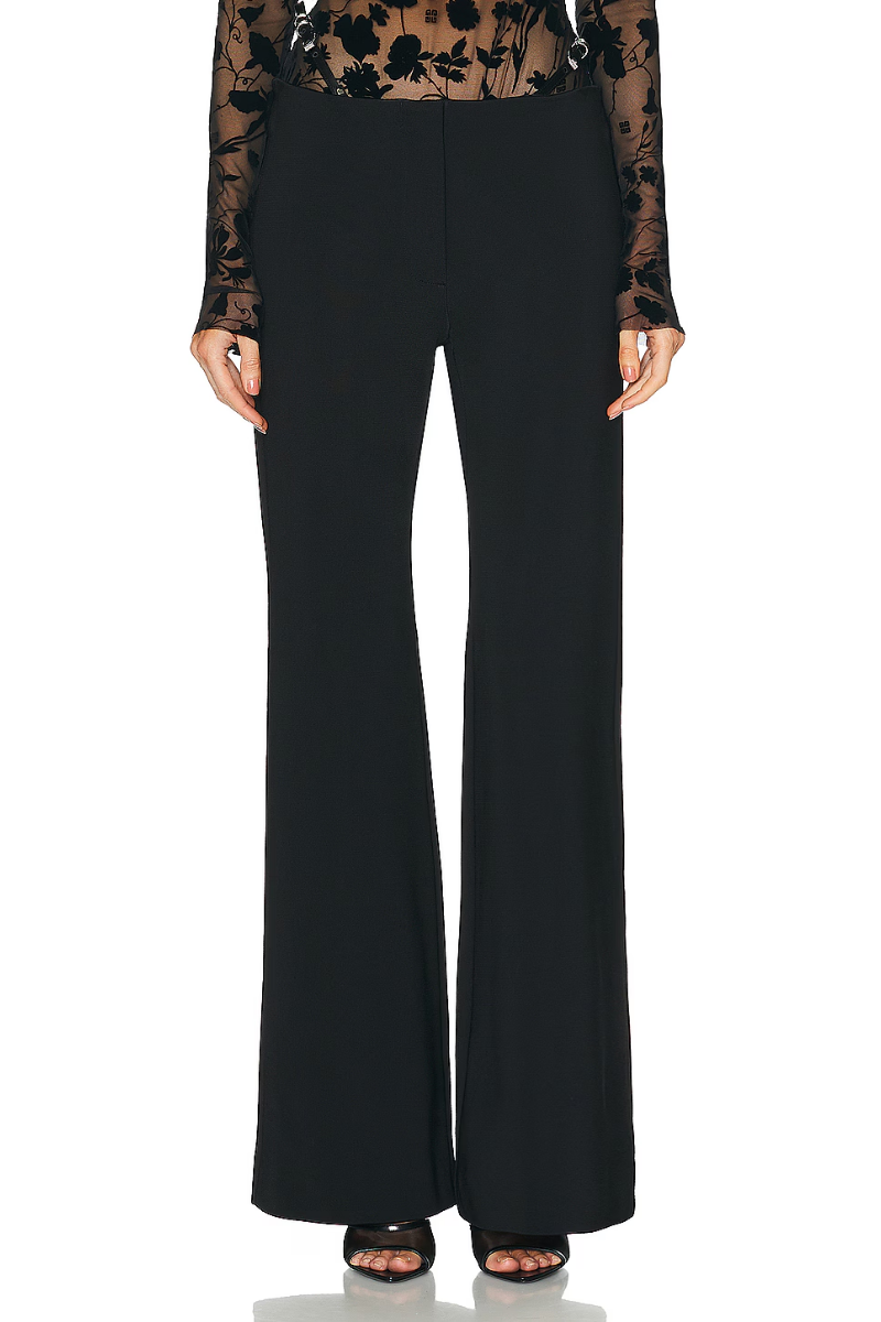 Givenchy Asian Fit Voyou Belt Wide Pants_Black