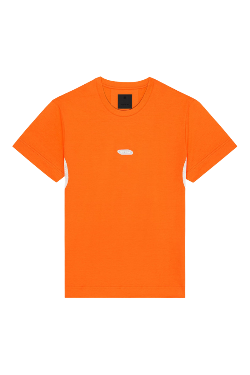 Givenchy Logo Cotton Jersey T Shirt Orange BM716R3YCN